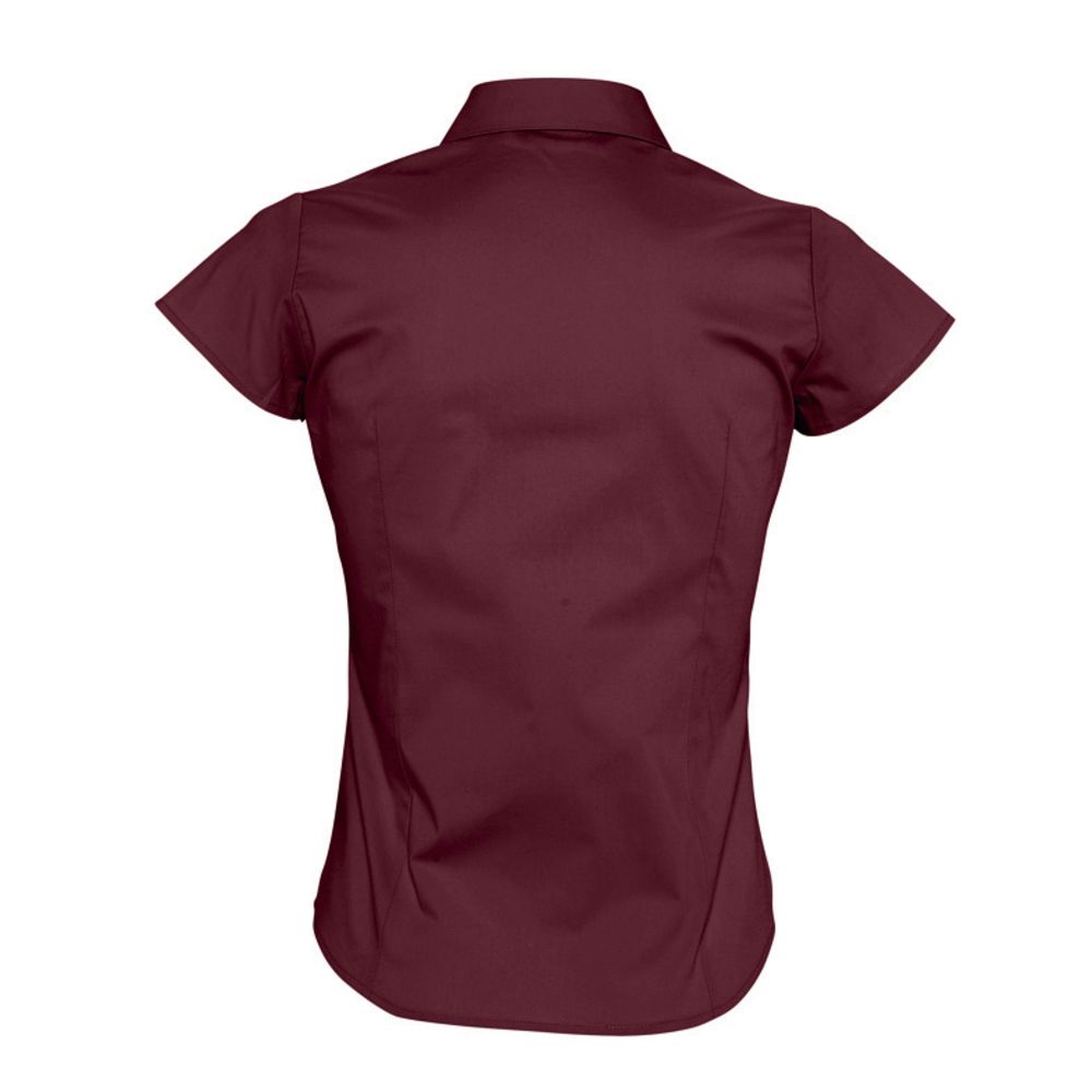 Рубашка женская с коротким рукавом Excess бордовая, размер XXL
