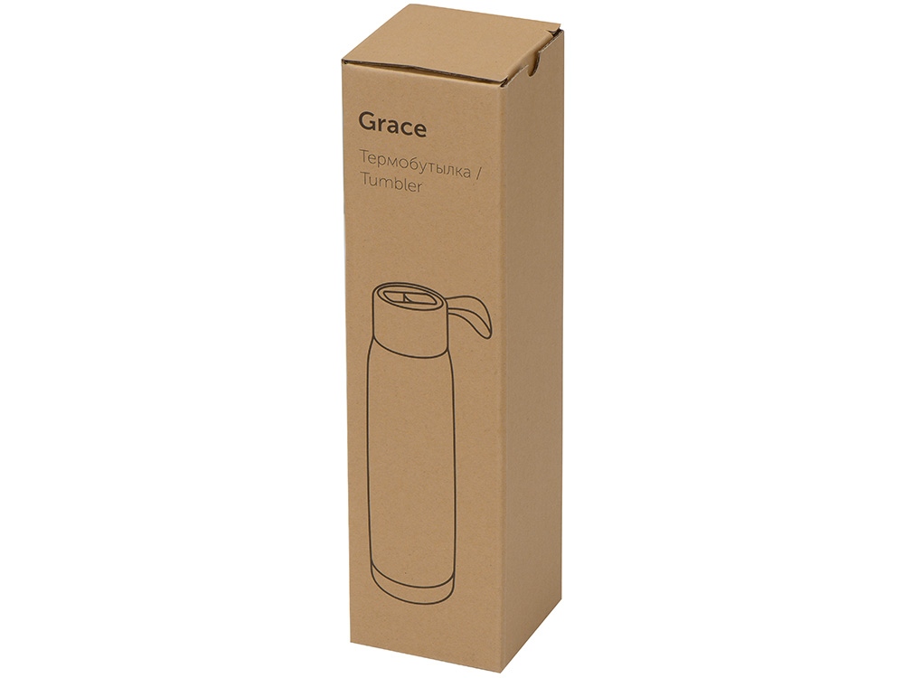 Термобутылка Grace 320мл, белый