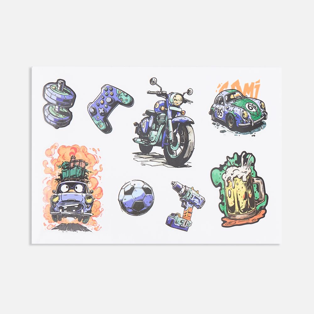 Стикерпак UV-DTF Thematik с логотипом  | Print Logo