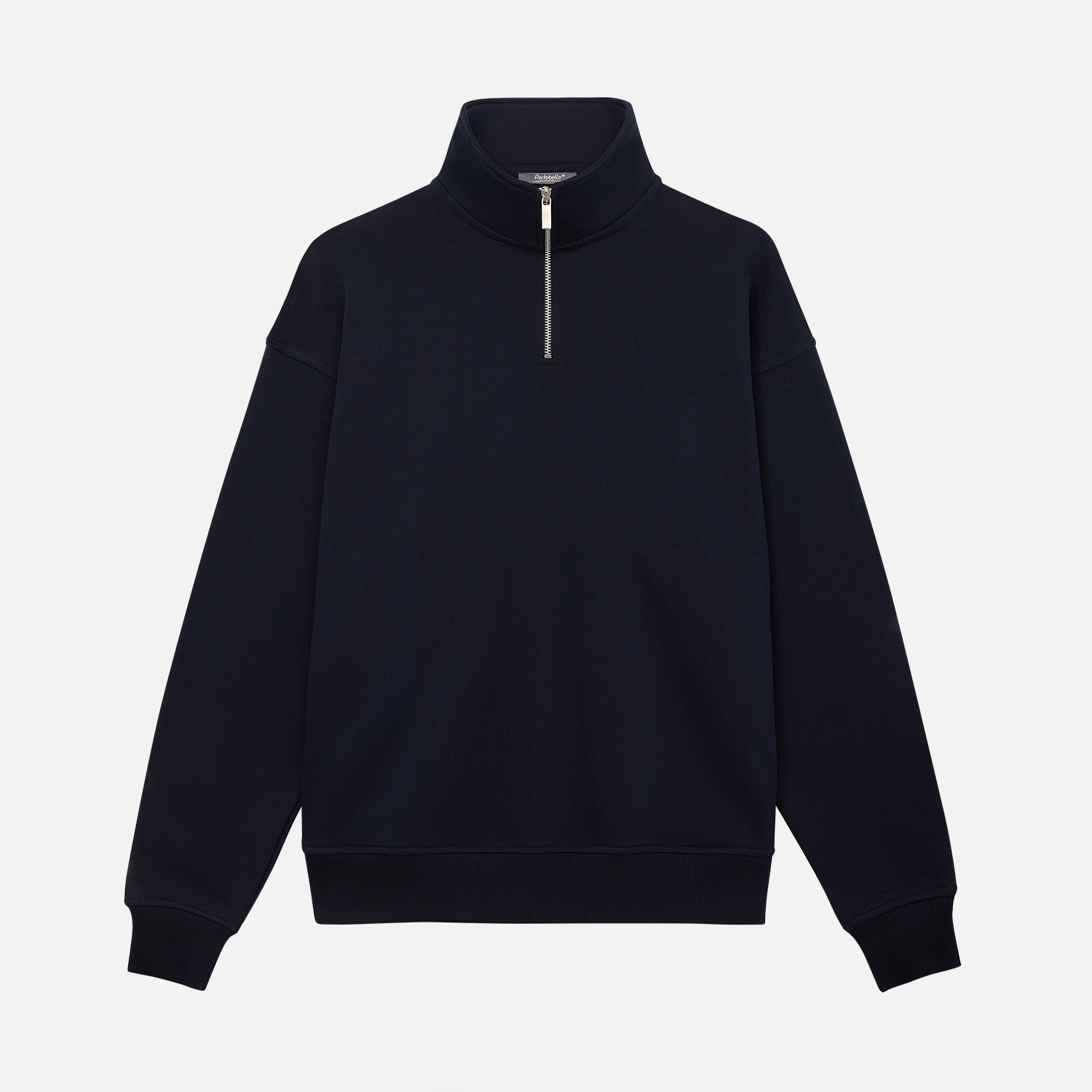 Толстовка на молнии унисекс Флоу (Flow), темно-синяя, размер 3XL/4XL