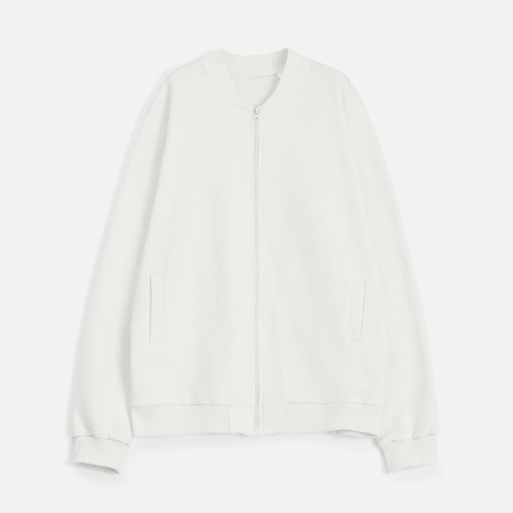 Бомбер унисекс Townie, молочно-белый, размер XL