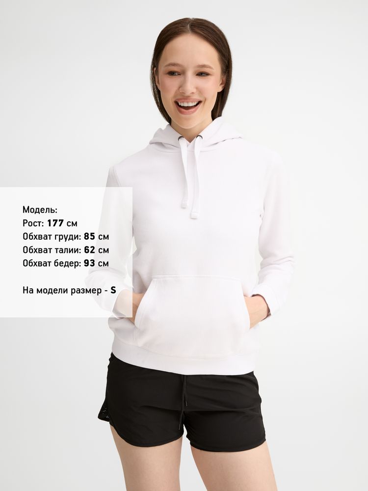 Толстовка женская Spencer Women, белая, размер XXL