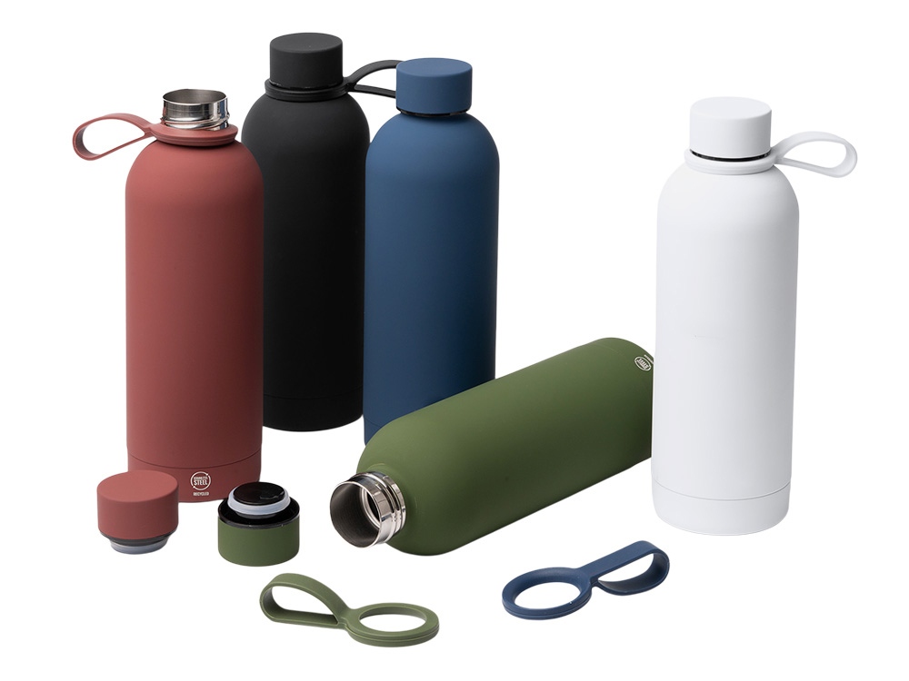 Термобутылка из переработанной нержавеющей стали 500 мл Сивас (SIVAS), белый