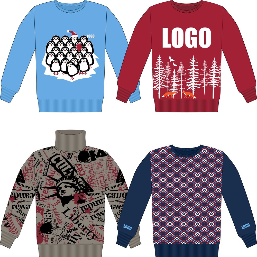 Свитер на заказ Tricksy Fint фото на сайте Print Logo.