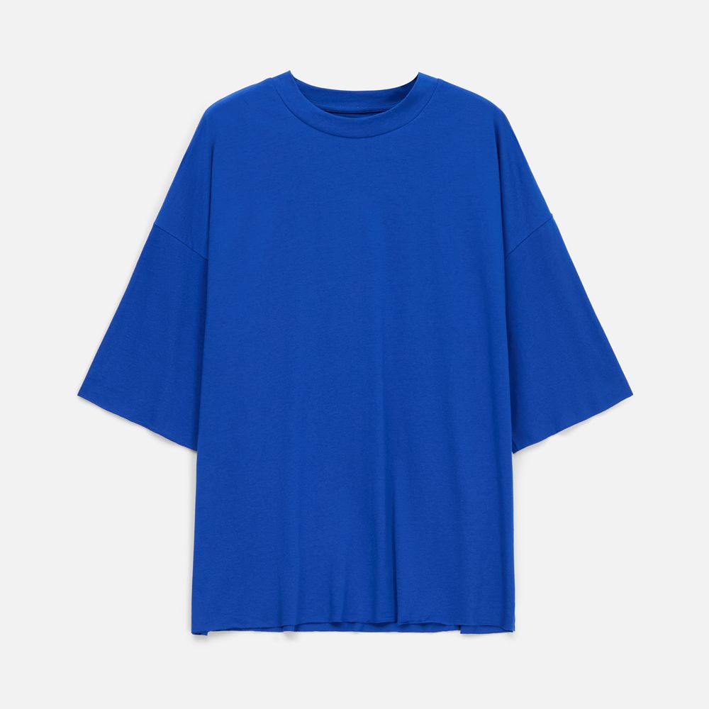 Футболка унисекс T1, синяя, размер XL/XXL