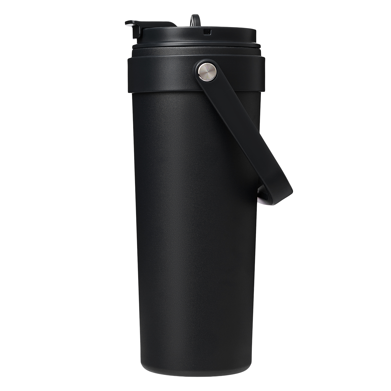 Термокружка вакуумная Solo, черная