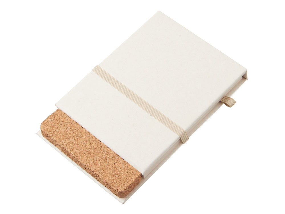 Блокнот А6 Milky S с подставкой из пробки с логотипом Lettertone | Print Logo