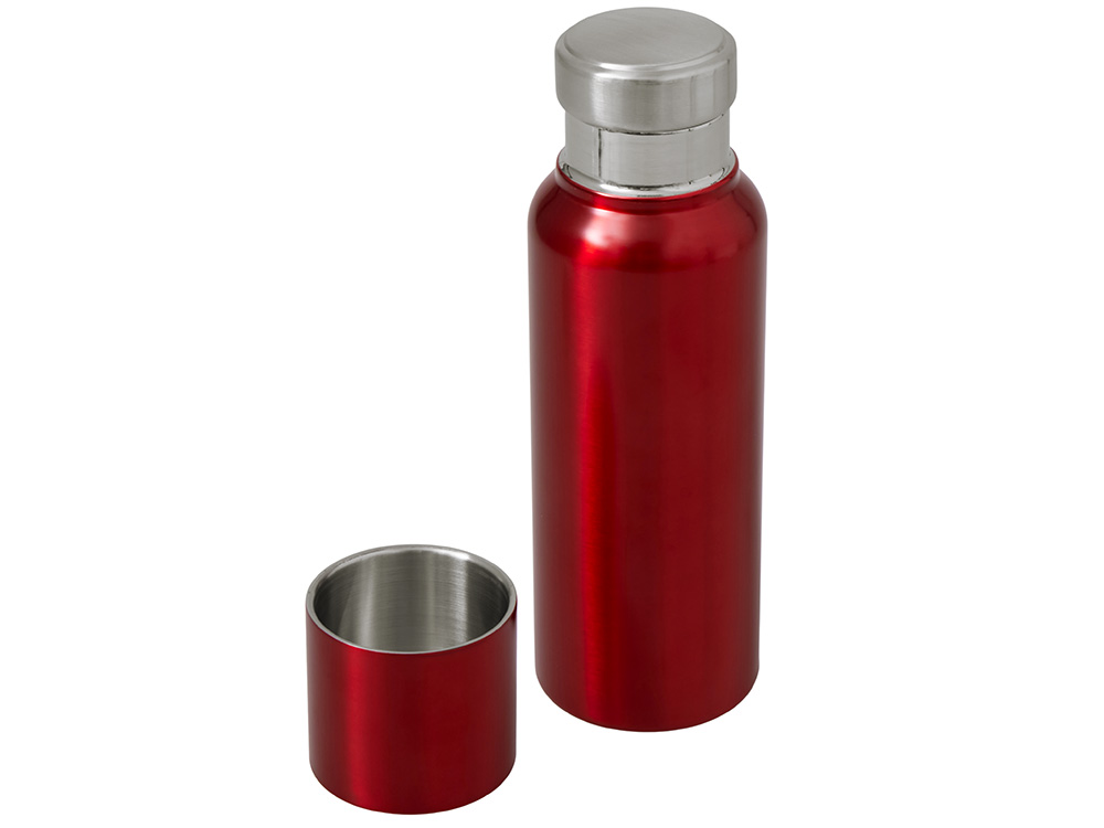 Вакуумный термос c магнитной крышкой Magne, 500 мл, красный