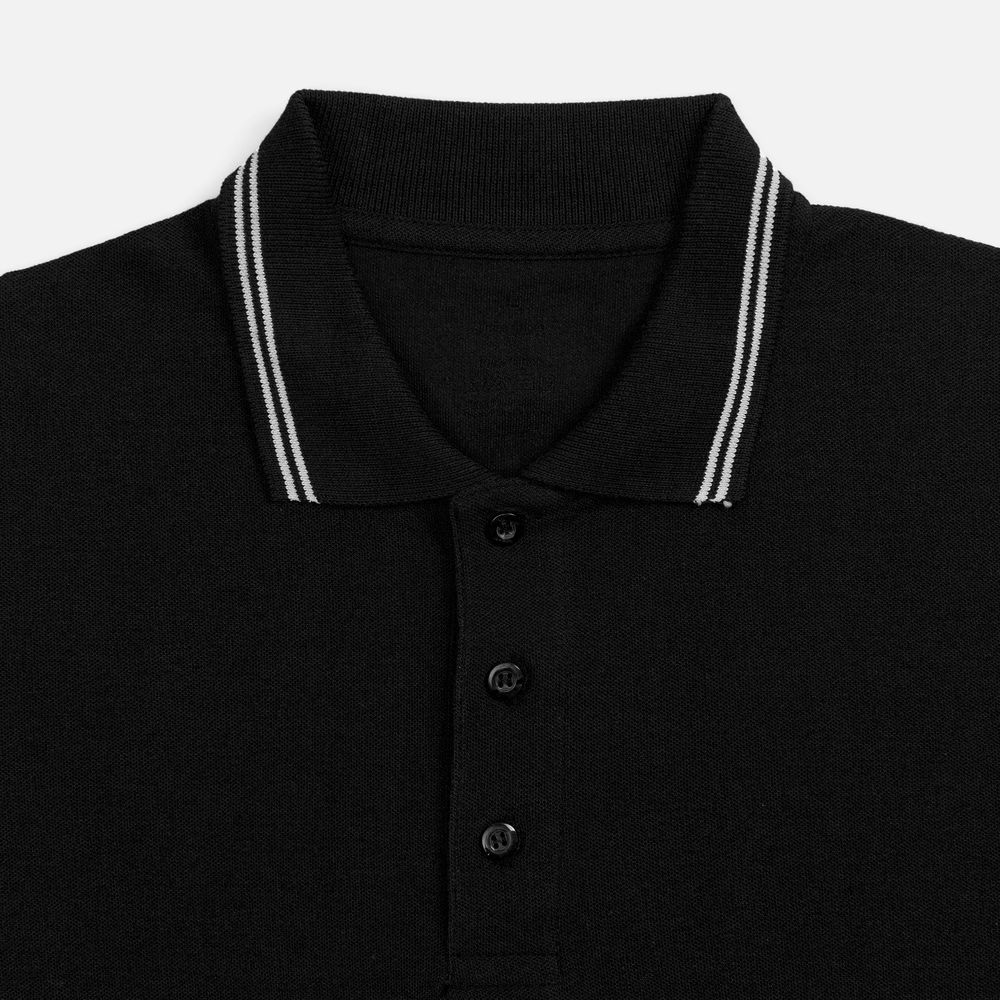Рубашка поло Virma Stripes, черная, размер XL