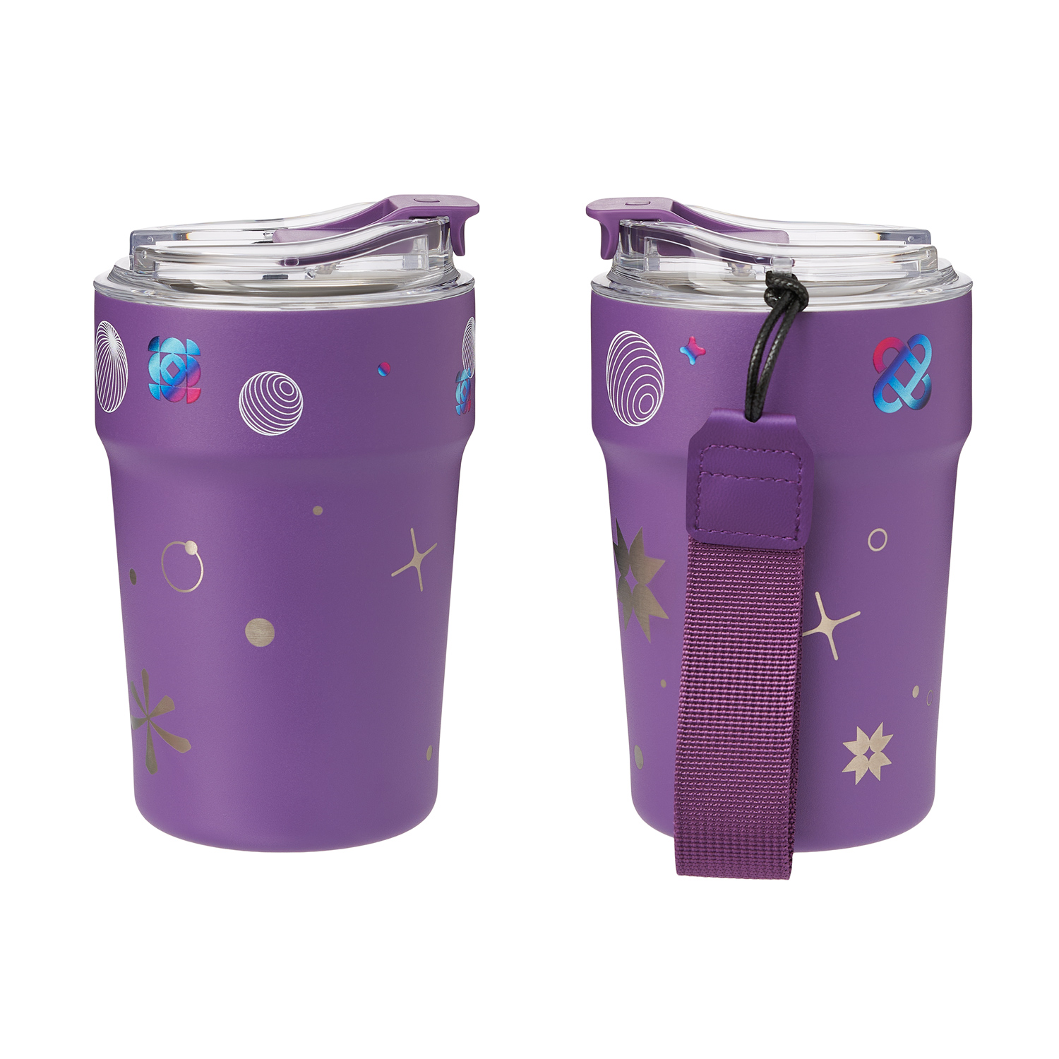 Термокружка вакуумная Монако, фиолетовая