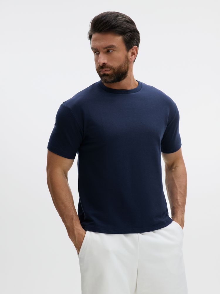 Футболка унисекс Durington, темно-синяя, размер M/L