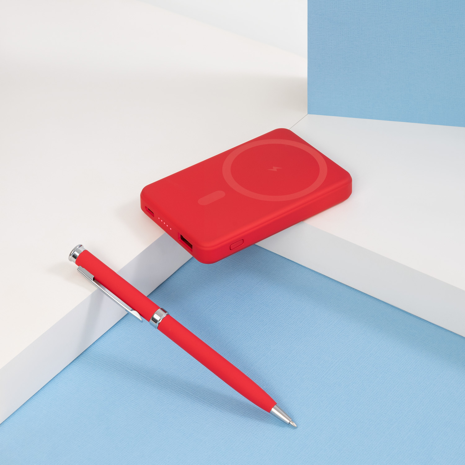 Шариковая ручка Бенуа (Benua), красная