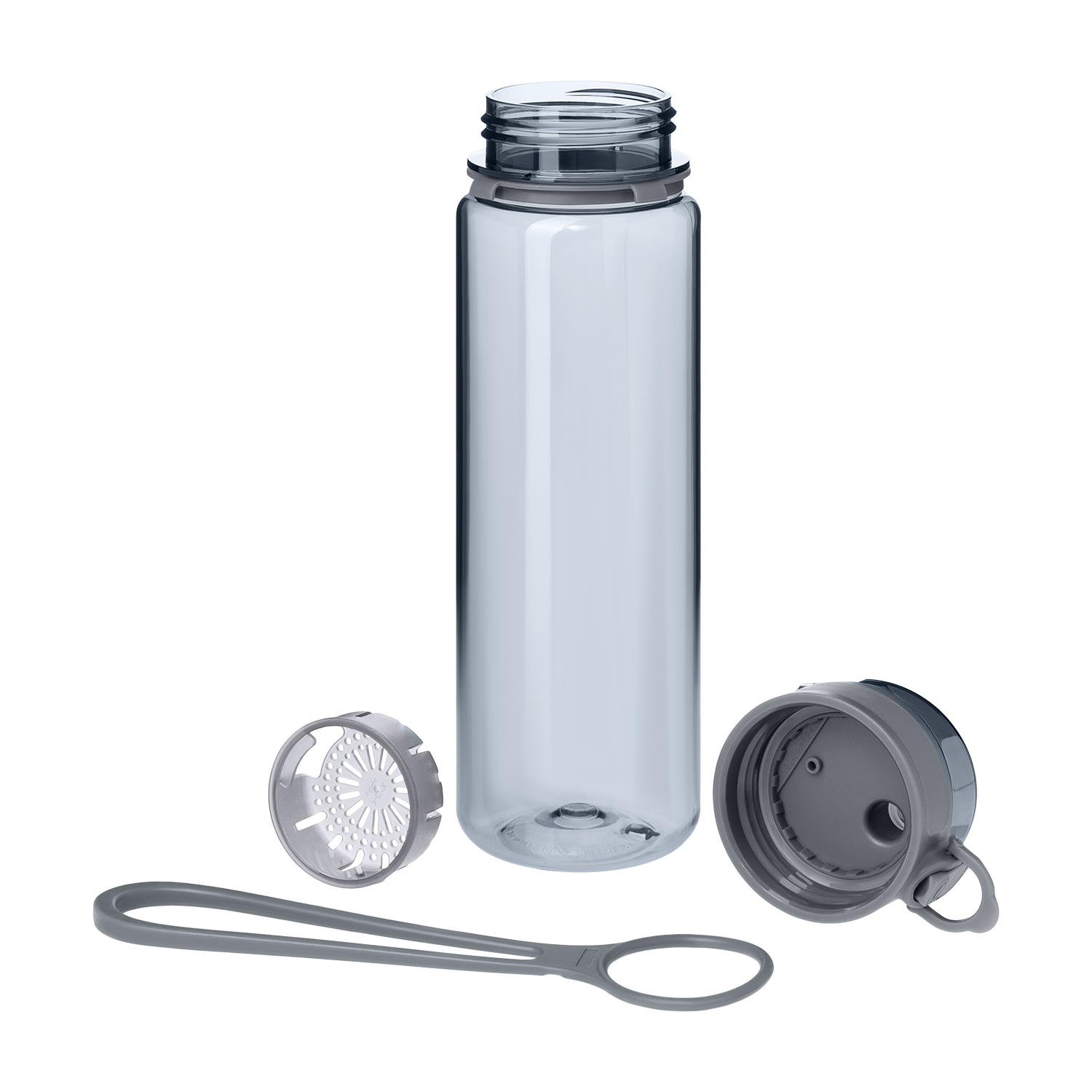 Бутылка для воды Комо, серая