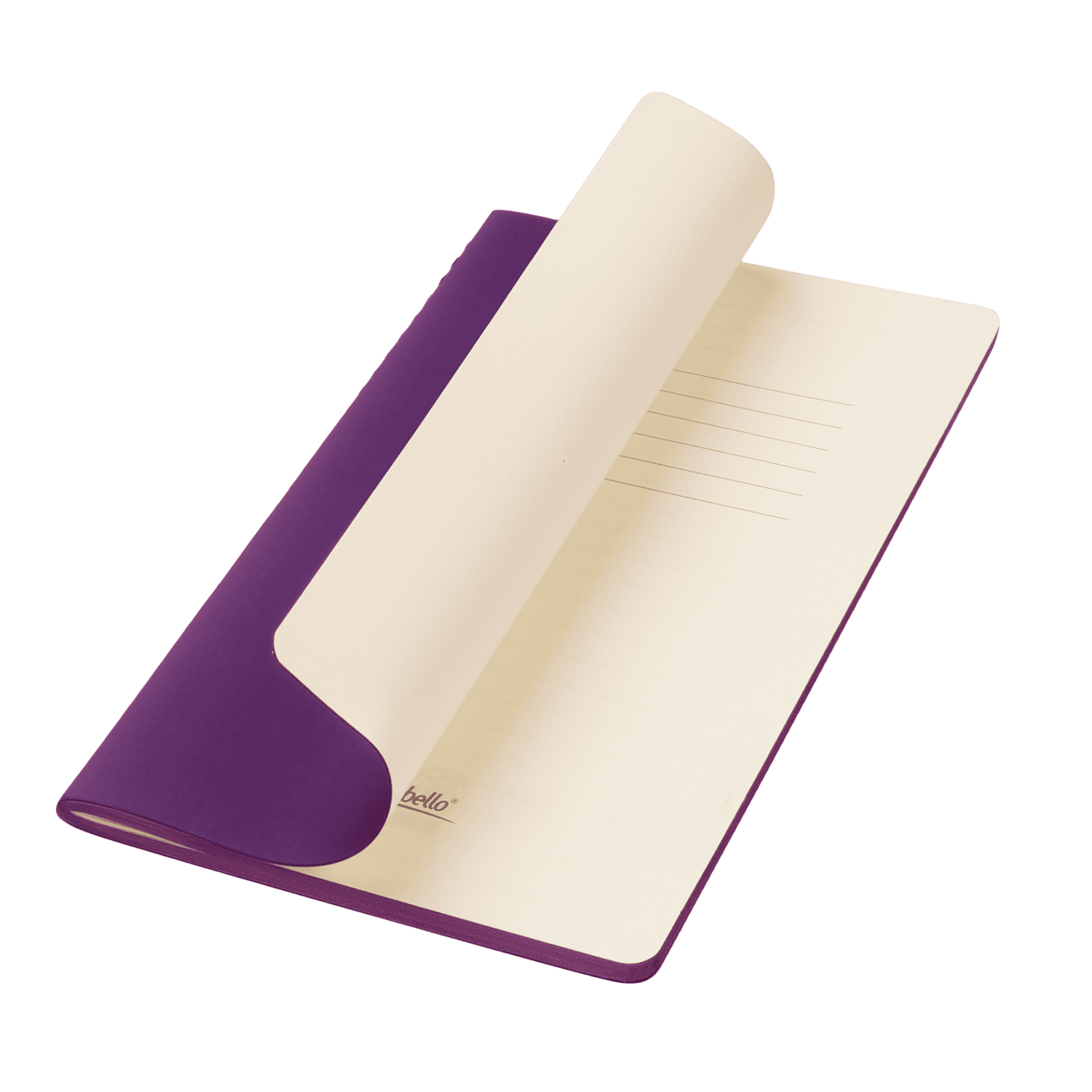 Блокнот Альфа Слим (Alpha slim), фиолетовый