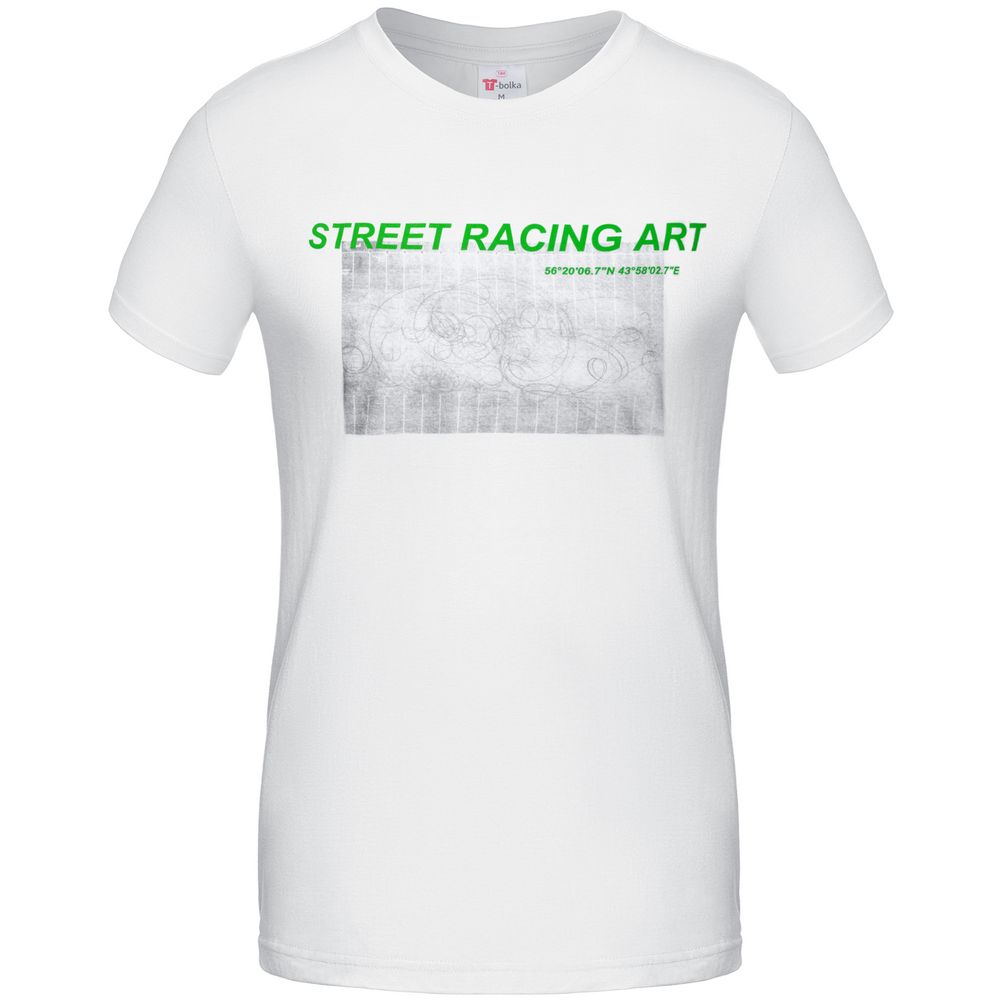 Футболка Street Racing Art, белая, размер XXL