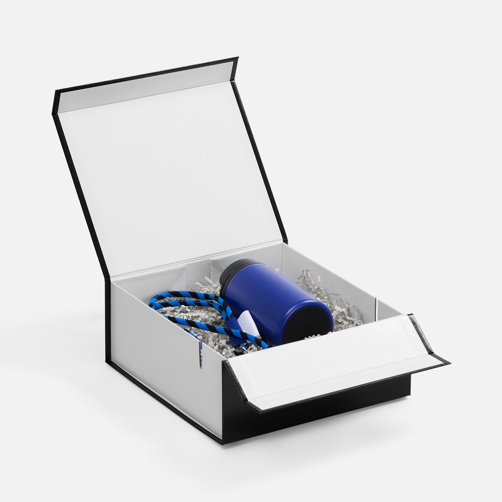 Коробка складная Wishful, S — пример нанесения логотипа () | Print Logo