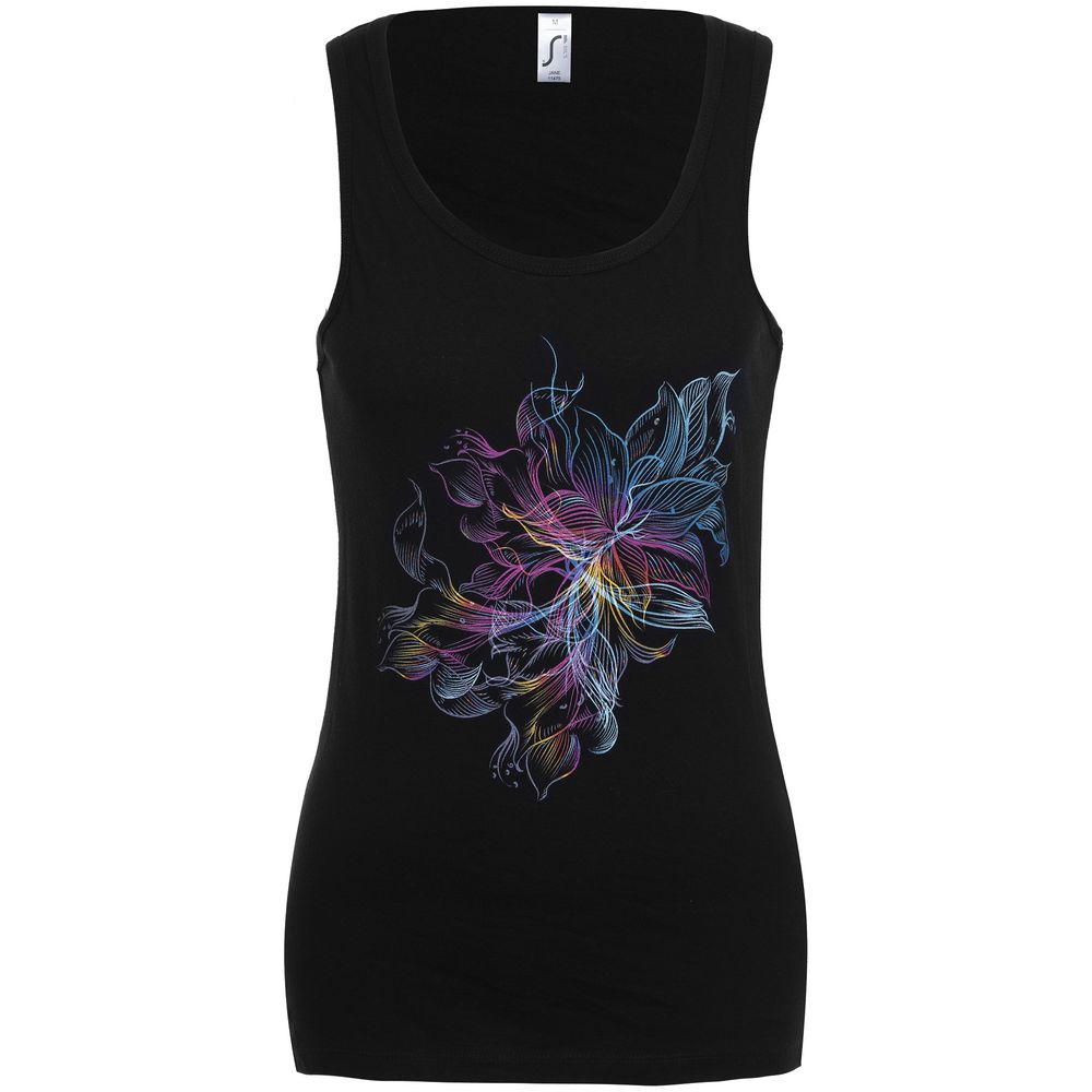 Майка женская Vibrance с логотипом Принтэссенция | Print Logo