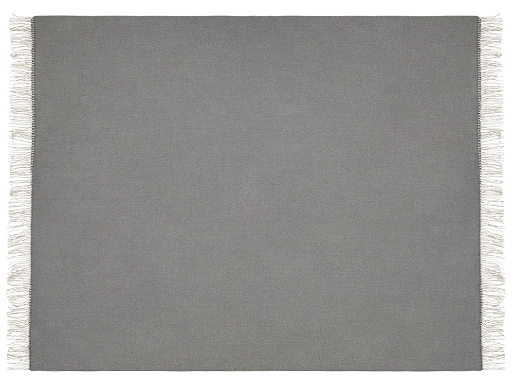 Акриловый плед Dapple 160x210 см, холодный серый (Р)