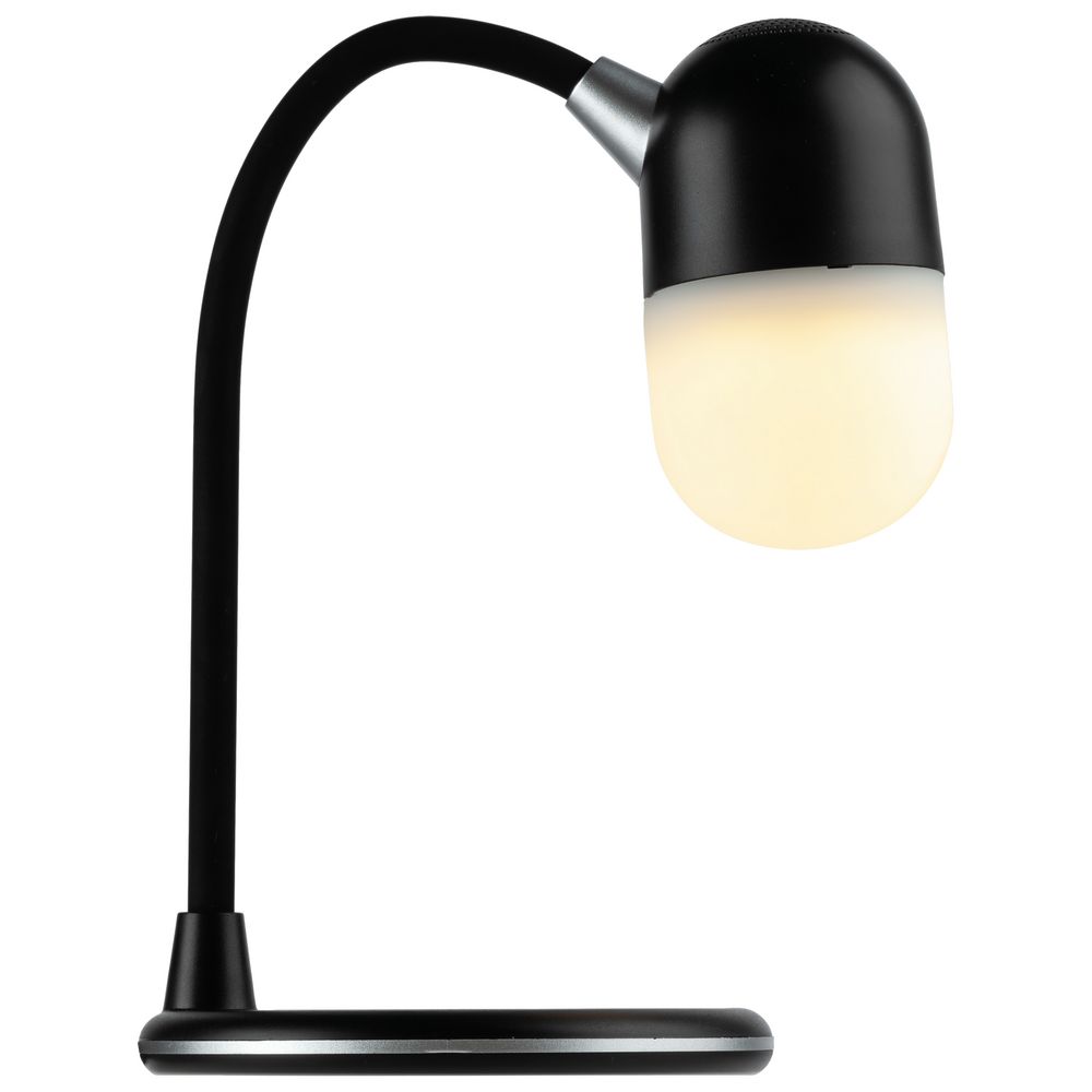 Лампа с колонкой и беспроводной зарядкой lampaTon фото на сайте Print Logo.