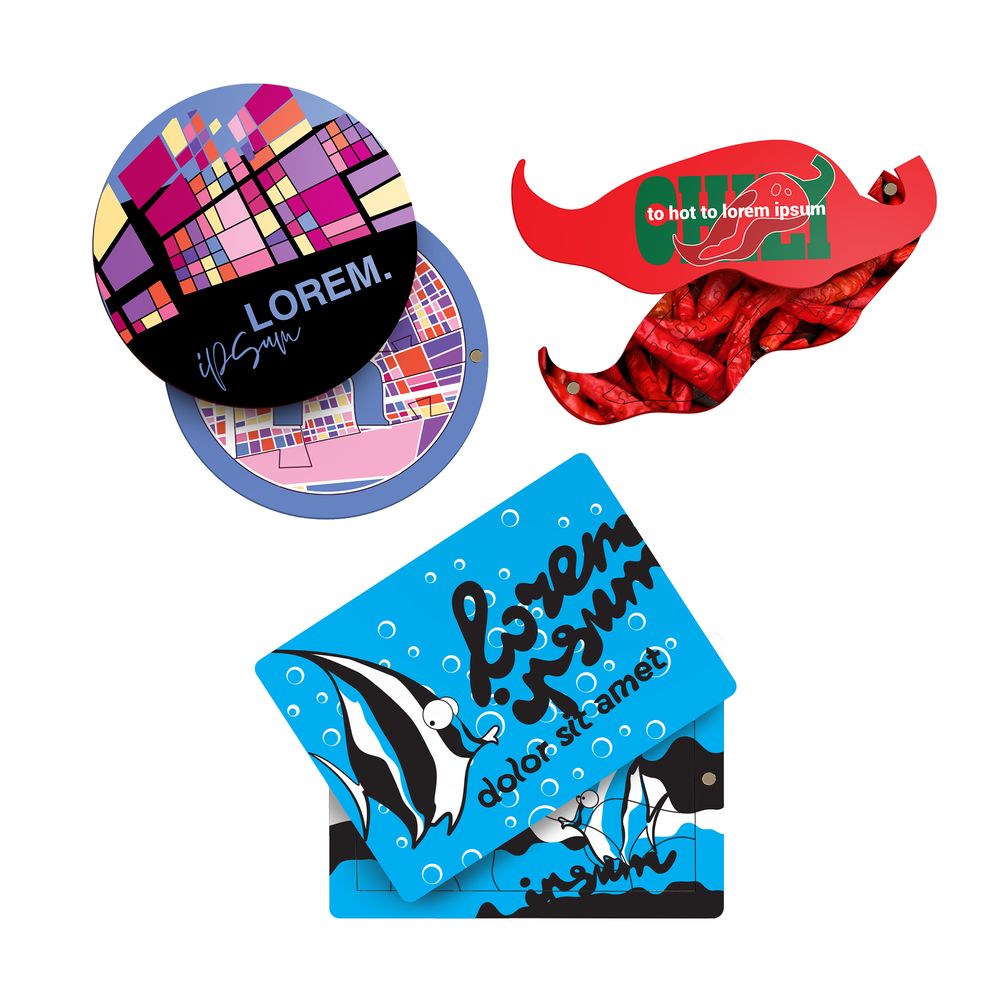 Деревянный пазл с крышкой PuzzleBox на заказ с логотипом  | Print Logo