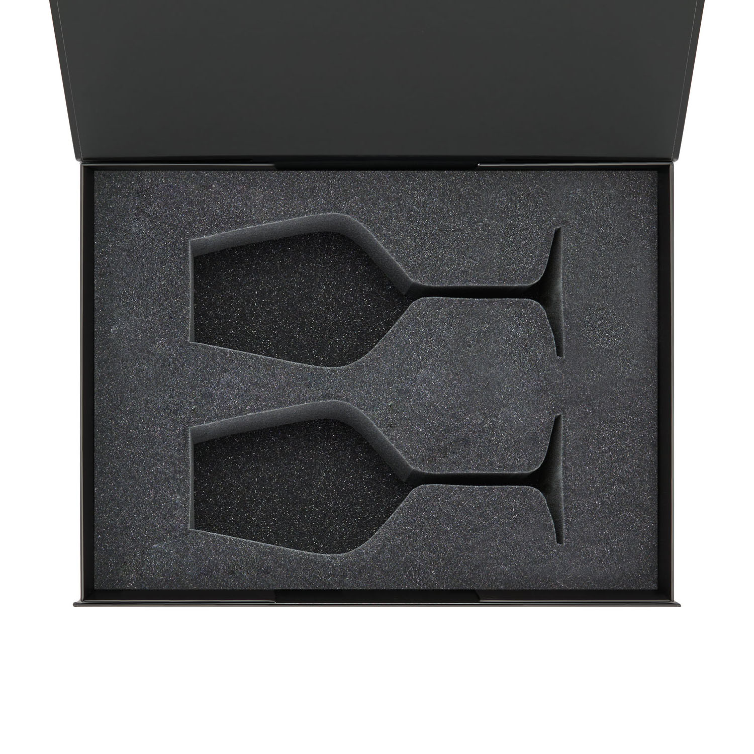 Ложемент под 2 бокала для вина в среднюю коробку-трансформер (арт. 695721) с логотипом Portobello подарочная упаковка | Print Logo