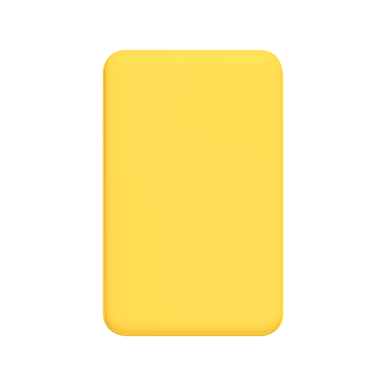 Внешний аккумулятор Ларго PD (Largo PD) 5000mAh с функцией беспроводной зарядки 15W, желтый