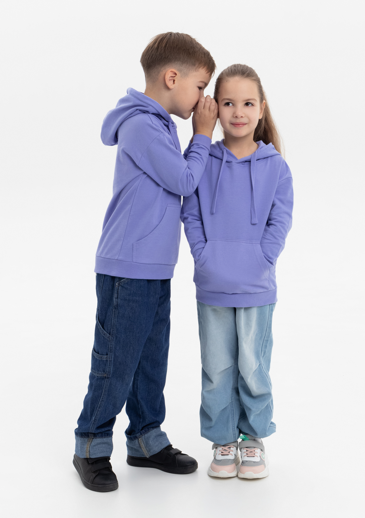 Худи детское STAN футер без начеса 260, 23J, Сливовый,  (95)  (14/14 лет)