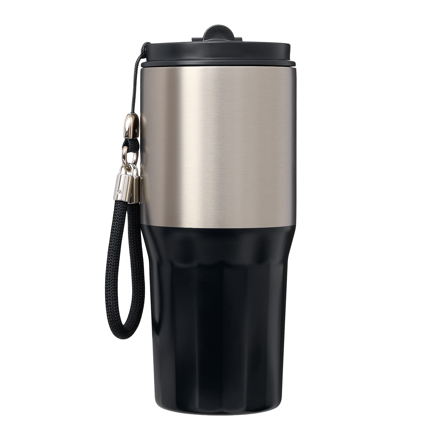 Термокружка вакуумная Avenue, серая — пример нанесения логотипа (Portobello Термокружки) | Print Logo