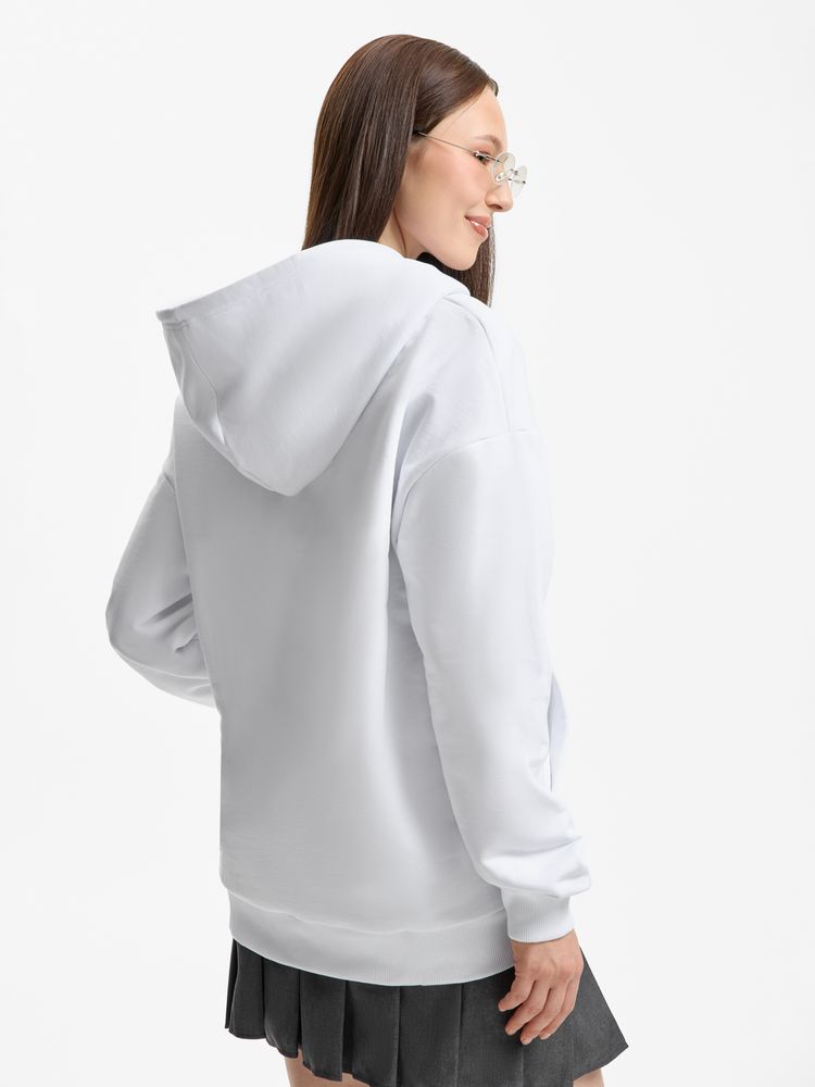 Толстовка унисекс оверсайз Sartoro, белая, размер 3XL/4XL