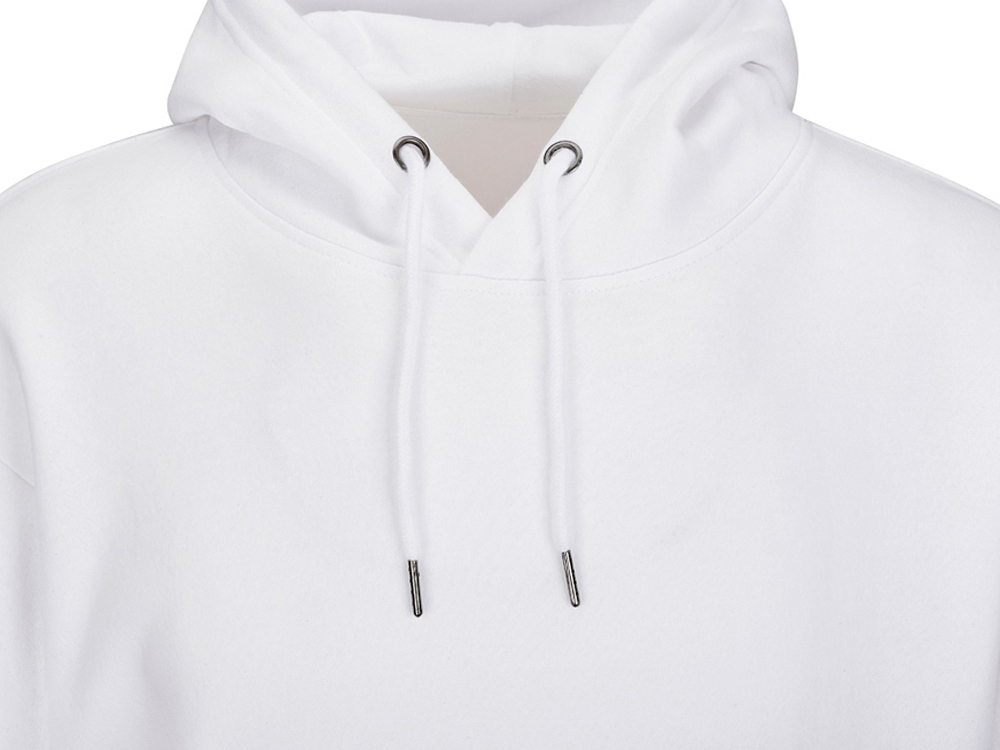 Толстовка с капюшоном оверсайз Lisbon унисекс, белый