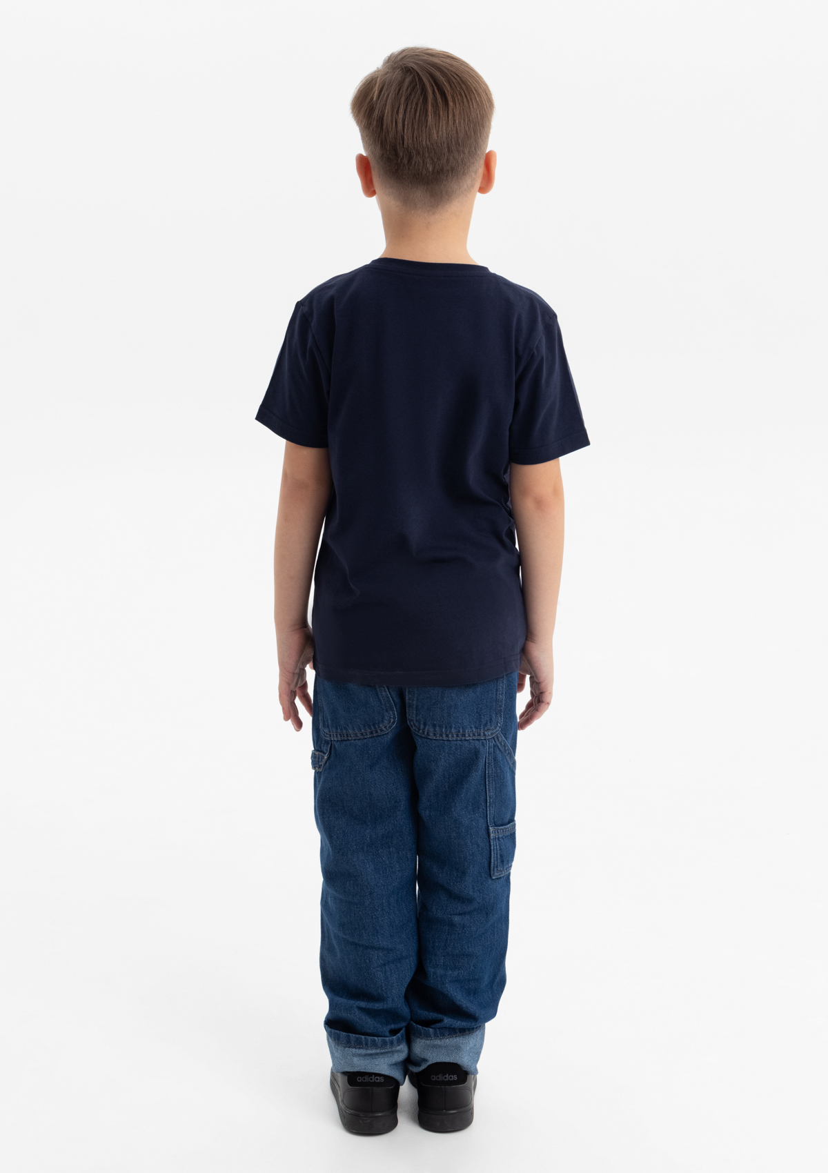 Футболка детская STAN хлопок 140, 06U, Тёмно-синий,  (46)  (6 лет)