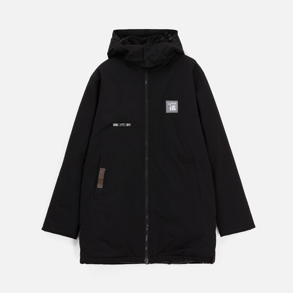 Куртка-парка унисекс Sfera, черная, размер M