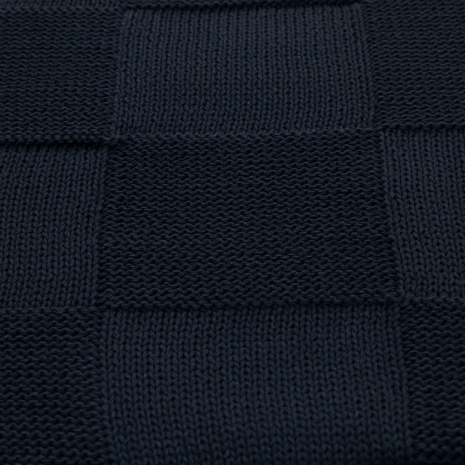 Плед Селла (Cella) вязаный, синий (без подарочной коробки)