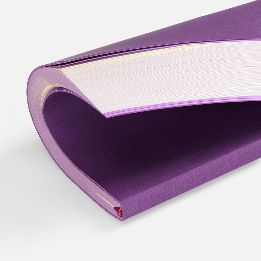 Ежедневник Flat, недатированный, фиолетовый