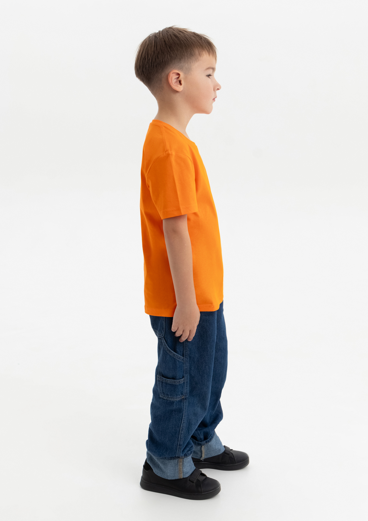 Футболка детская STAN хлопок 140, 06U, Оранжевый,  (28/1)  (12/12 лет)