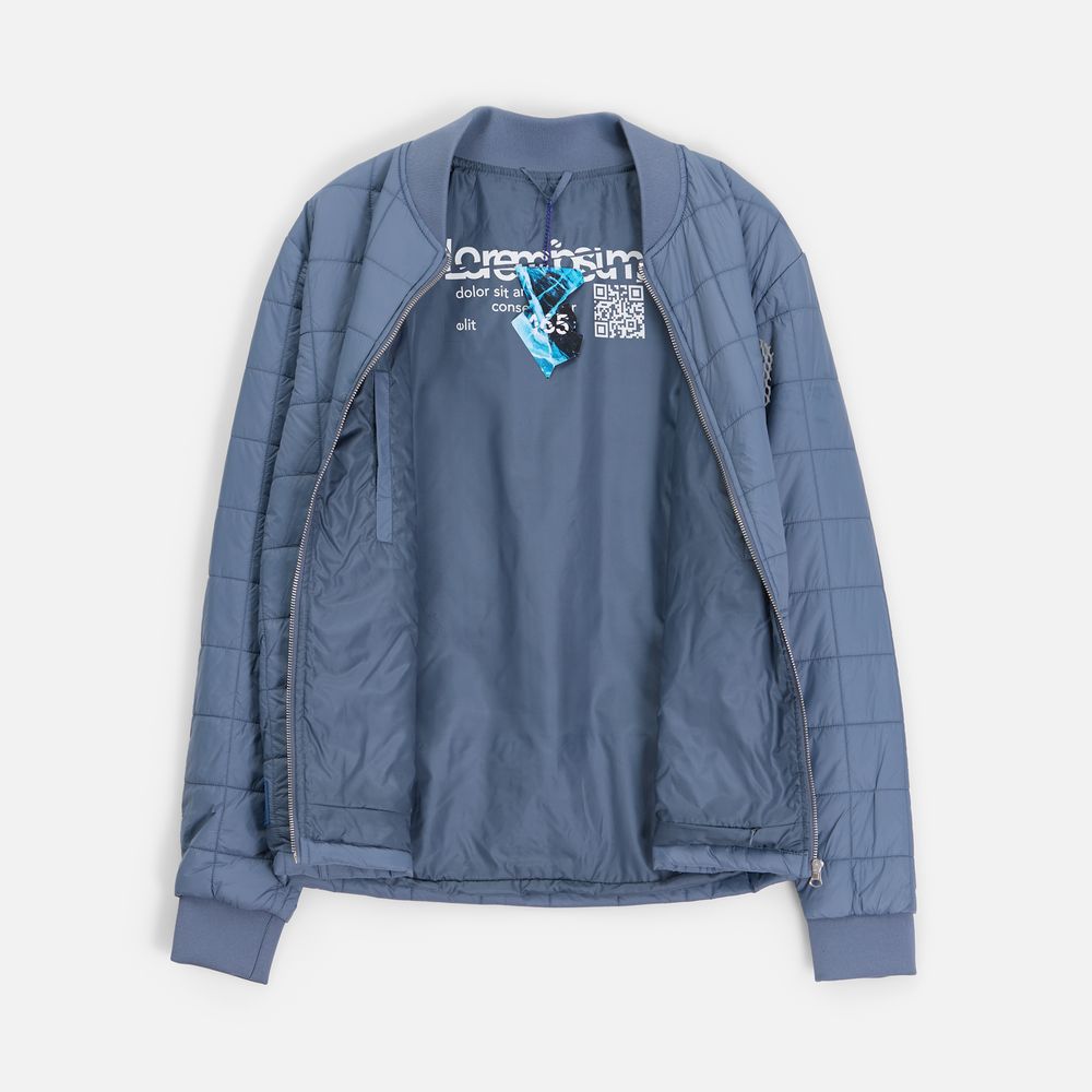 Куртка унисекс Warmbridge, синяя (джинс), размер XXL