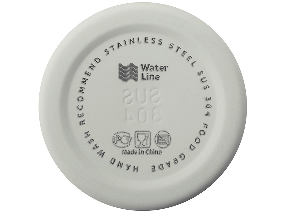 Стальная бутылка Rely, 650 мл, белый, off white