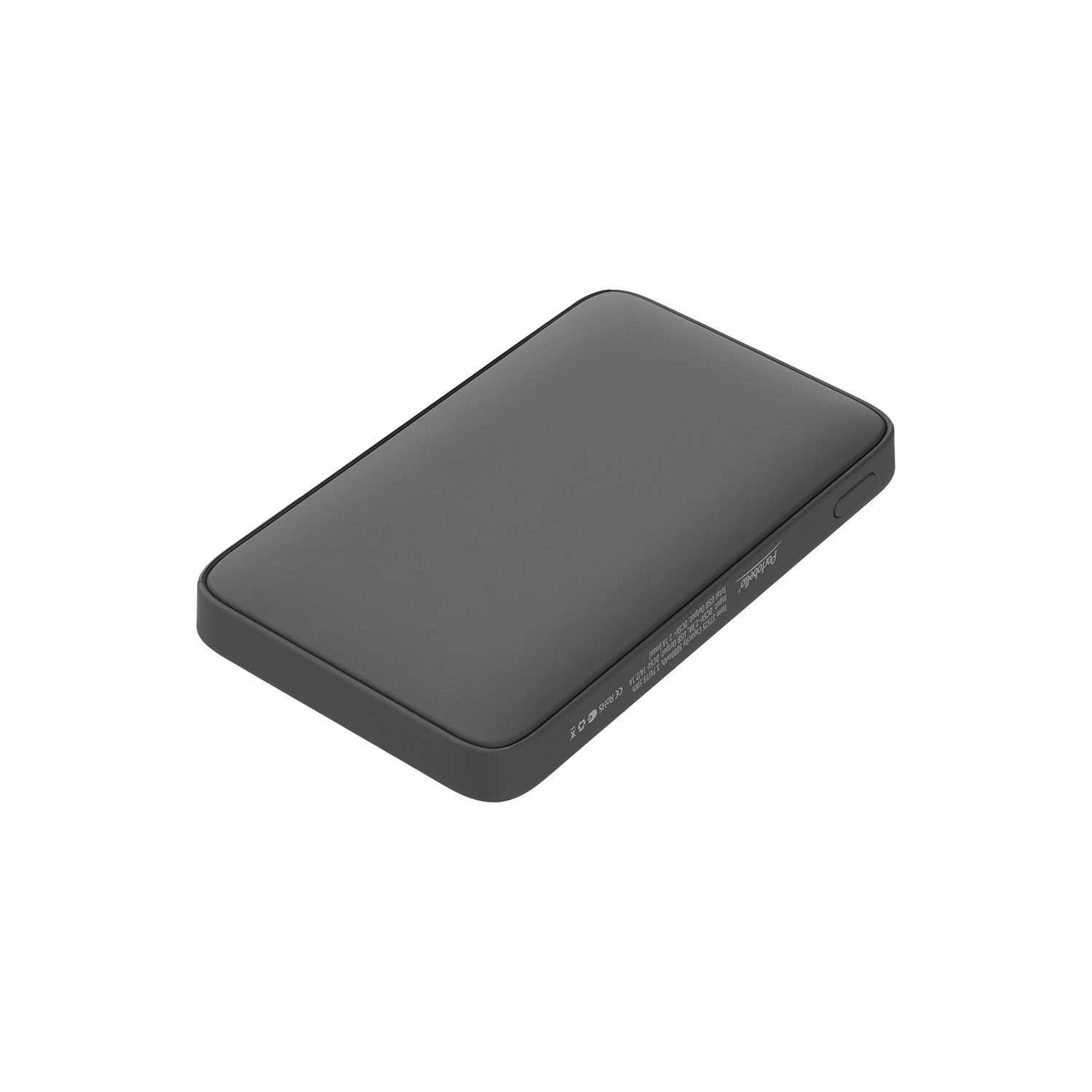 Внешний аккумулятор с подсветкой Анкор (Ancor) 5000 mAh, серый