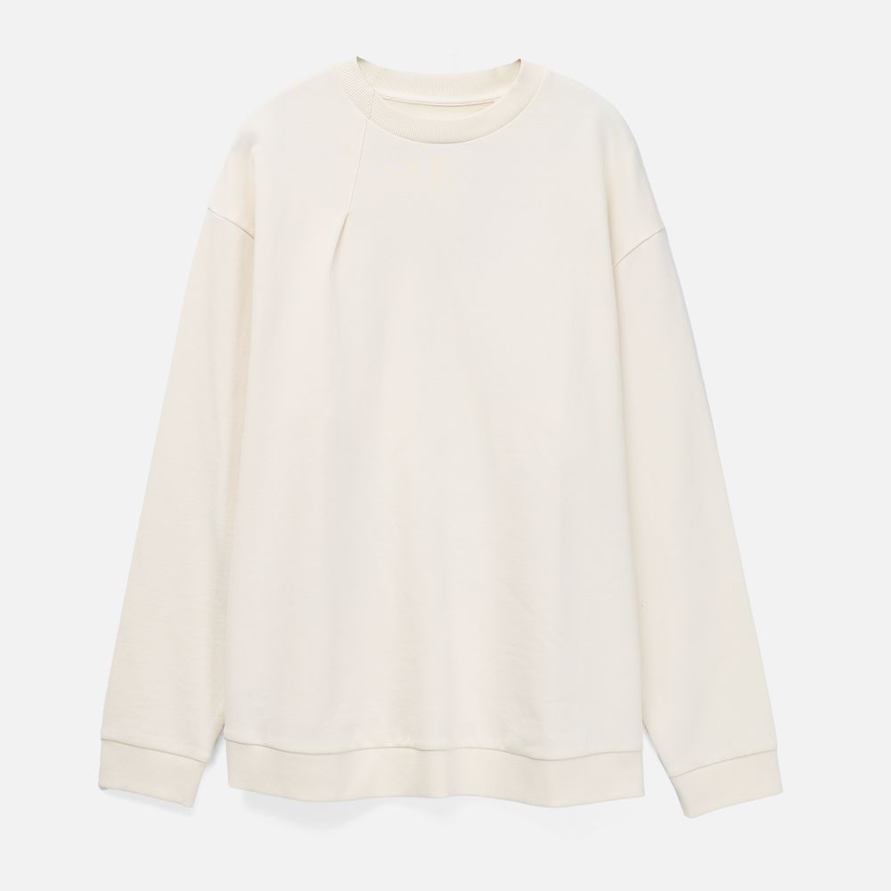 Свитшот унисекс Sinkopa, молочно-белый, размер XL/XXL