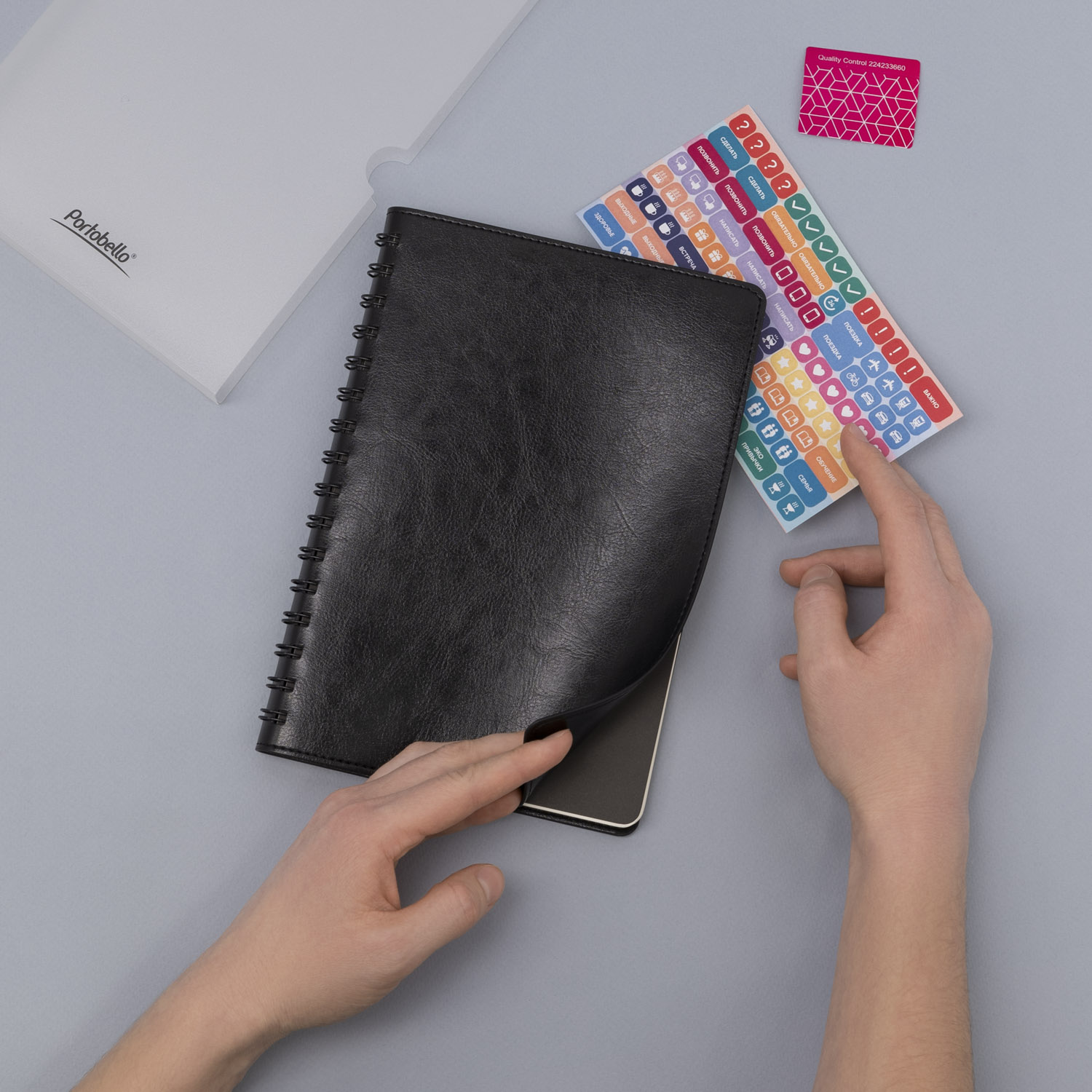 Ежедневник Виста Нео (Vista Neo) недатированный, черный