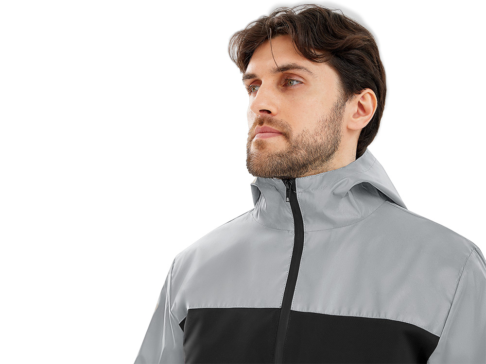 Ветровка светоотражающая Рефлектор гибрид, светоотражающий/черный