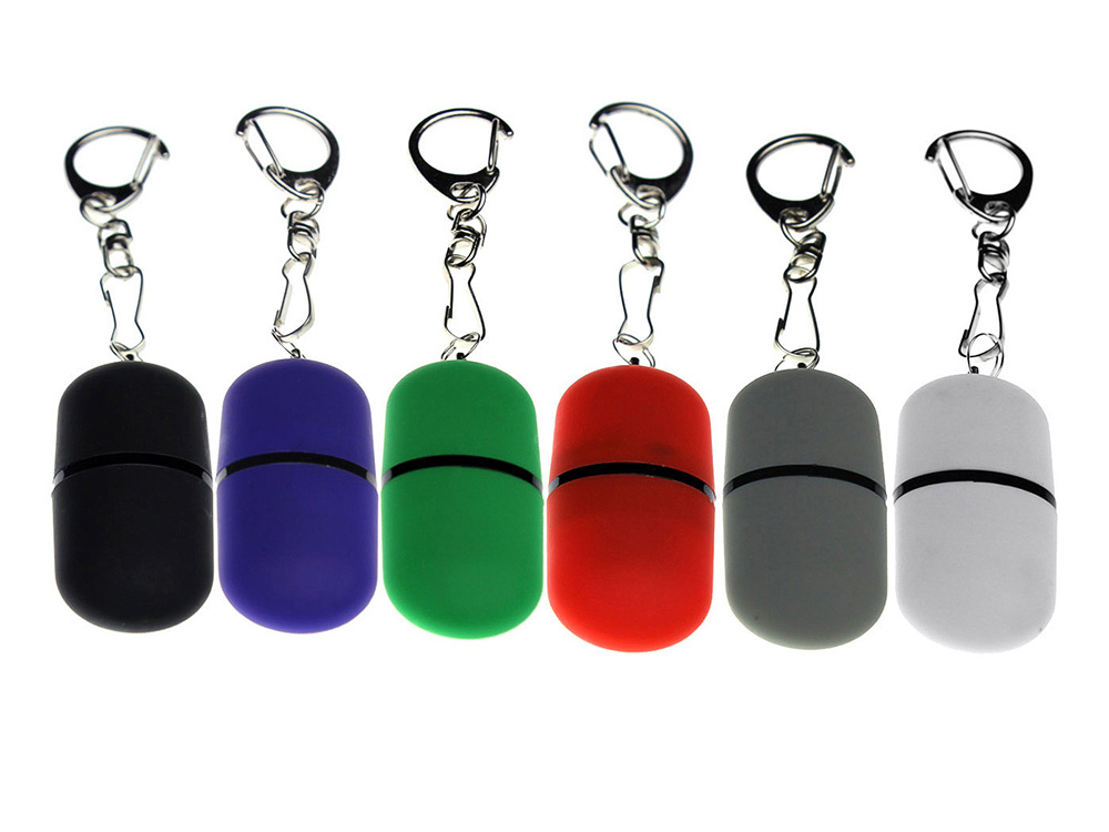 Флешка Goutte Soft-touch на 128 Гб, зеленый