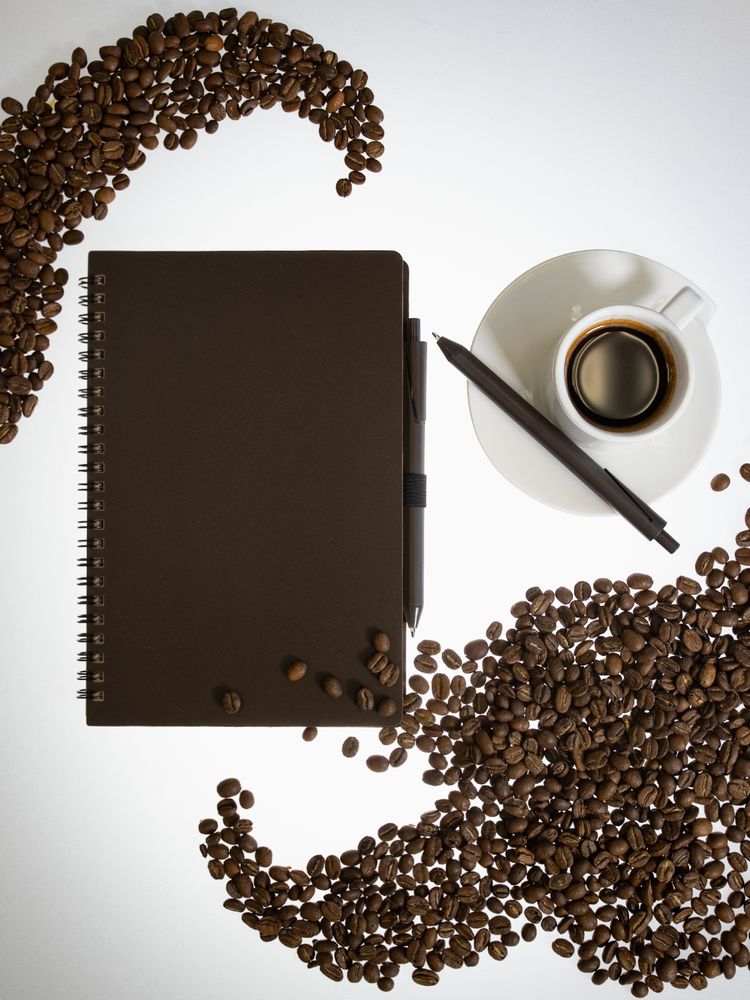 Блокнот на спирали Coffeist