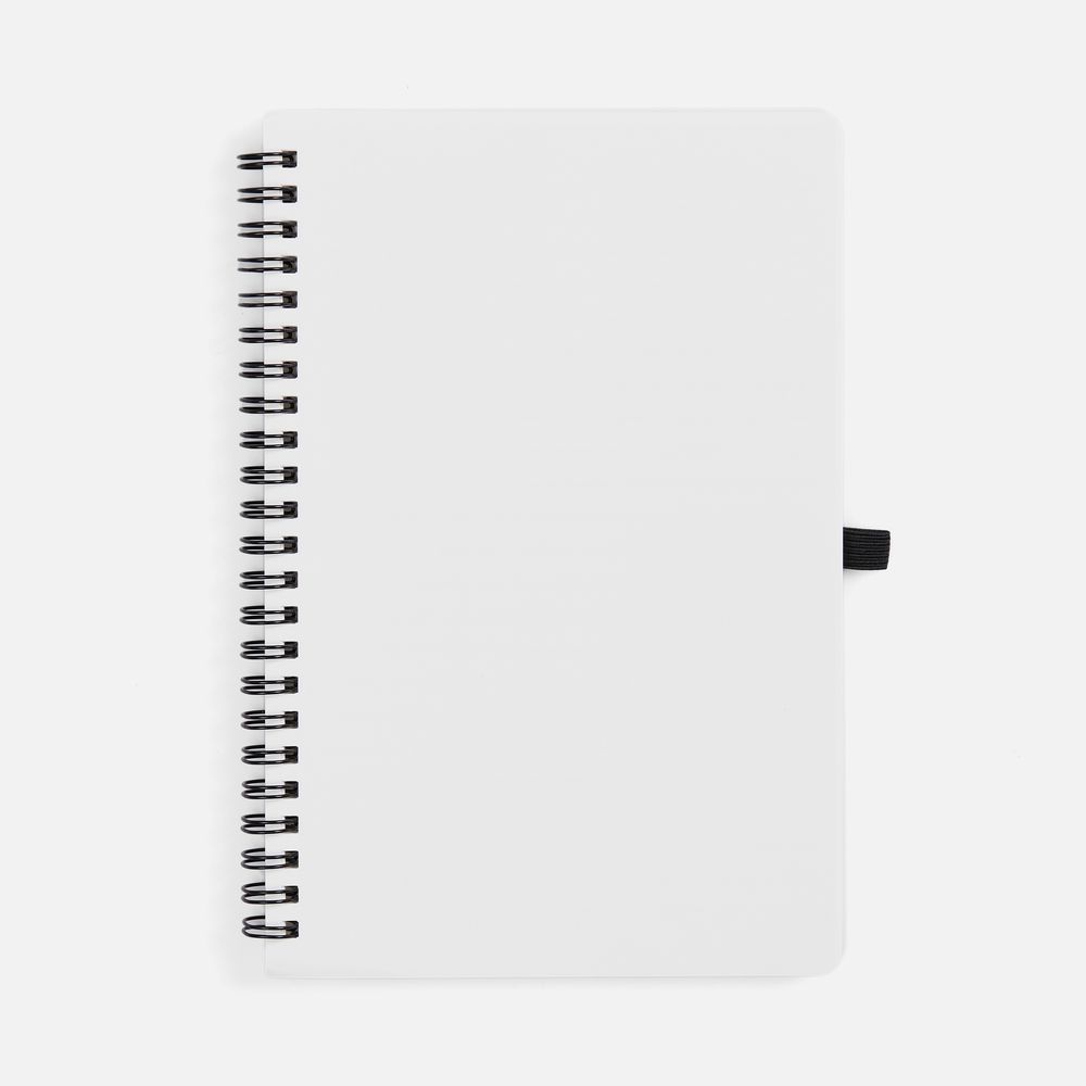 Блокнот на пружине Stone Line с логотипом  | Print Logo