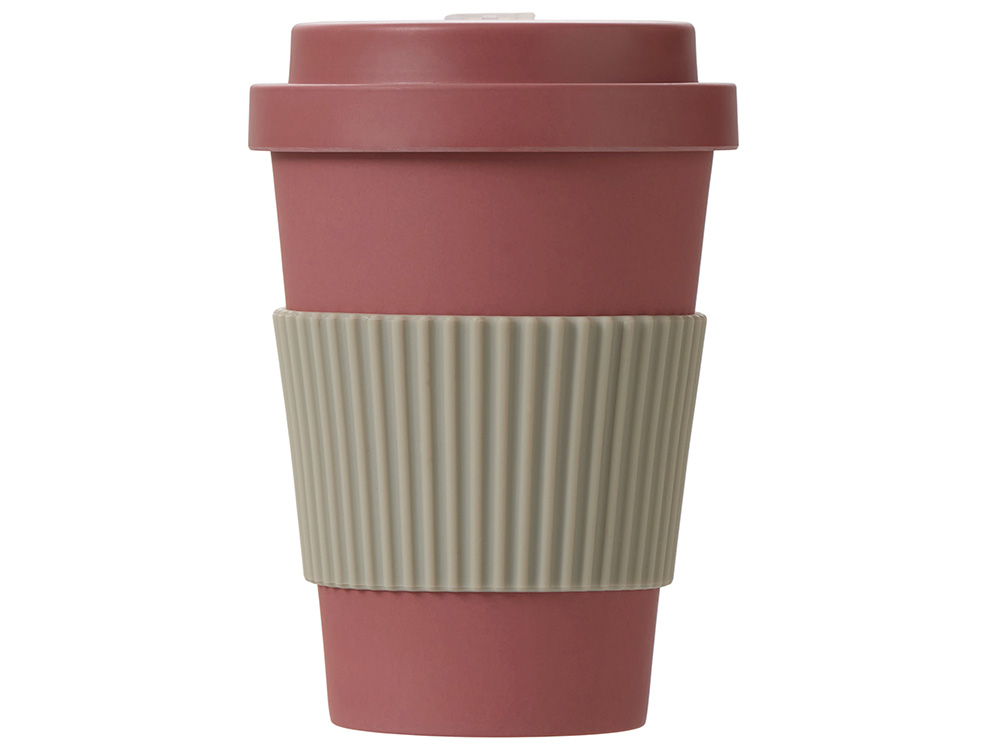 Термокружка Muffin из натуральных волокон, пыльно-розовый