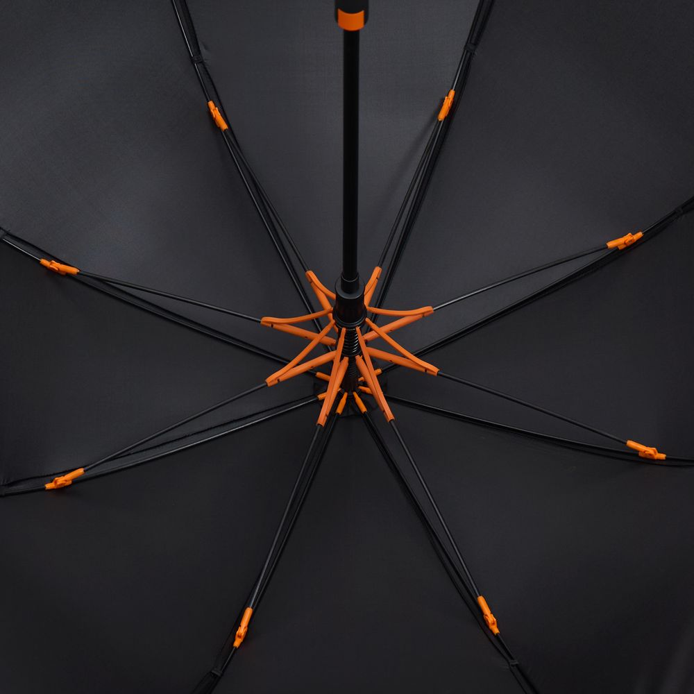 Зонт-трость Hidecolor с цветными спицами фото на сайте Print Logo.