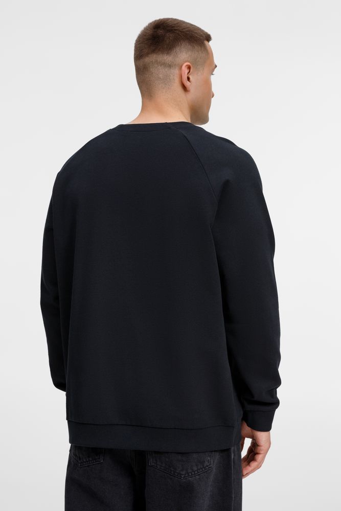 Свитшот унисекс Avenu, черный, размер XL/XXL