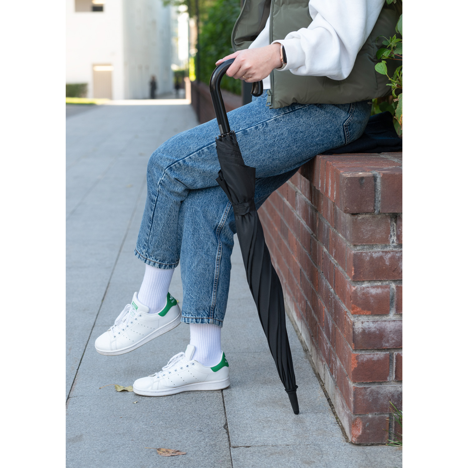 Зонт-трость Дюна (Dune), черный