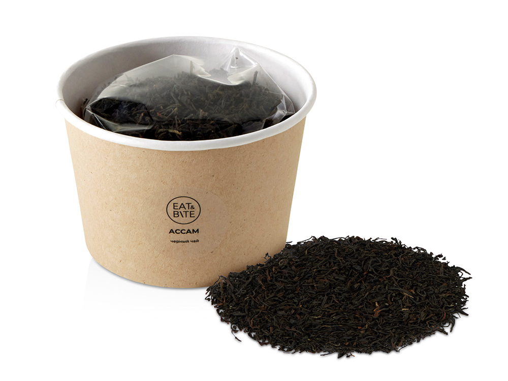 Чай черный Ассам, 50 гр. с логотипом Eat&Bite | Print Logo