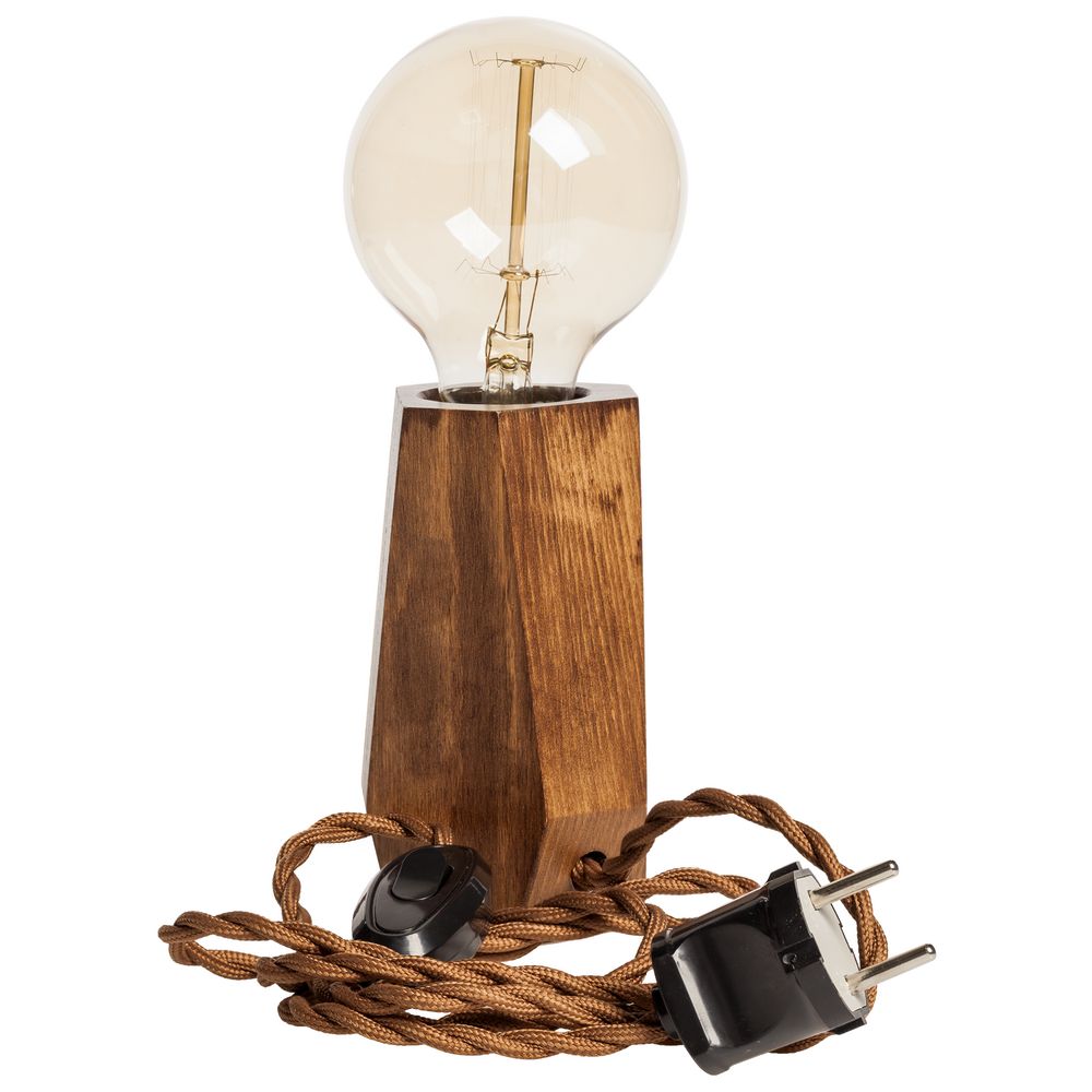 Лампа настольная Wood Job фото на сайте Print Logo.